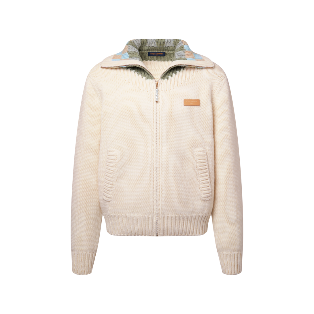 Zipped Intarsia Track Top - New - For Men | LOUIS VUITTON ®